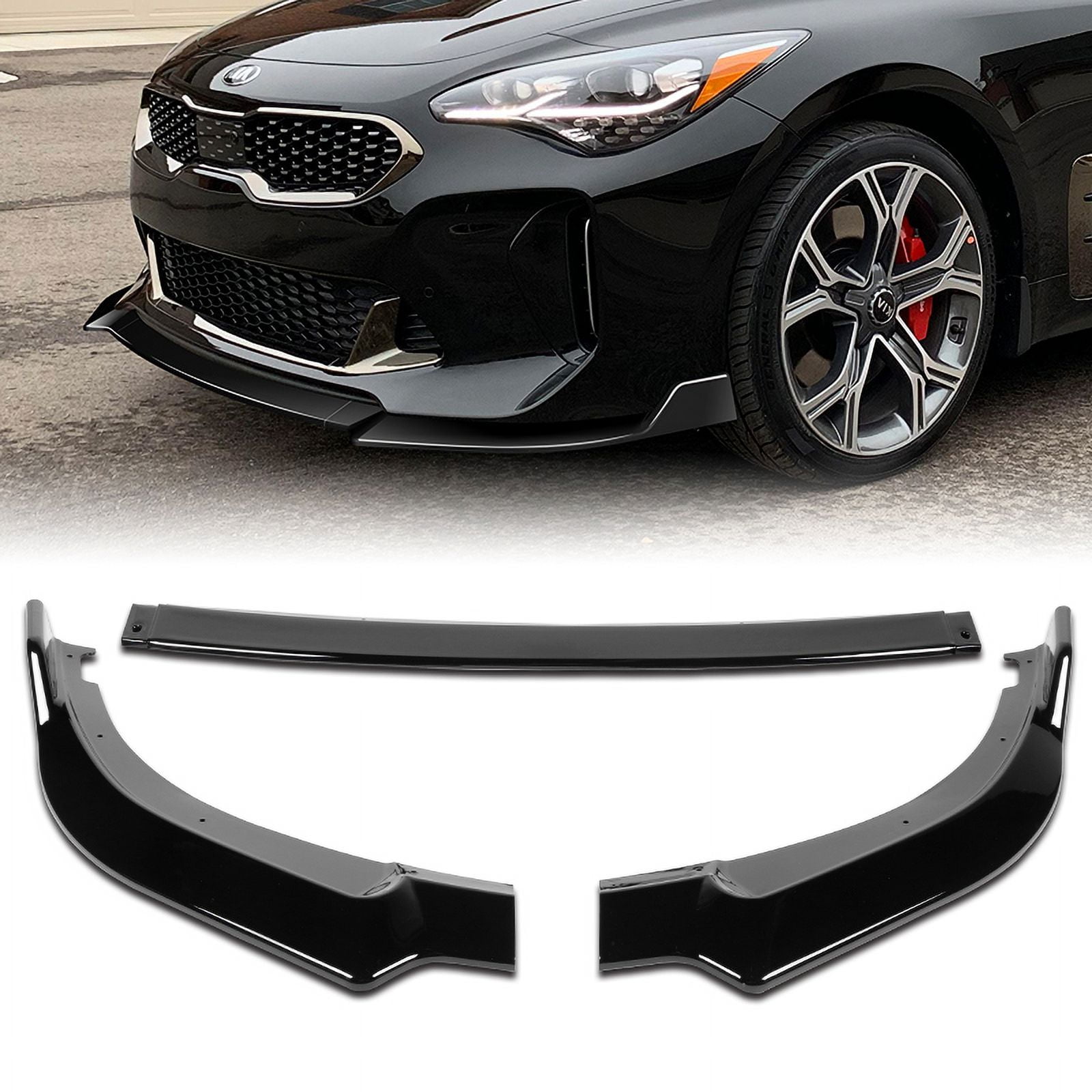 Buy Cheap Stay Tuned Performance For 2018-2023 Kia Stinger GT-Line Painted Black Front Bumper Body Spoiler Lip